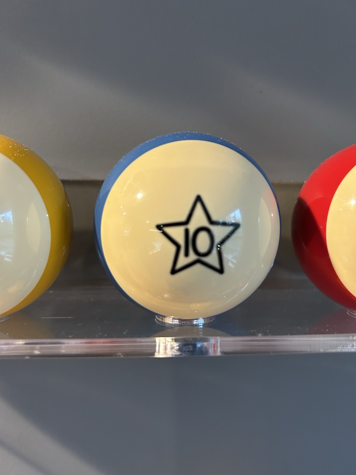 Star Pattern Pool Ball Ten 10 Ball