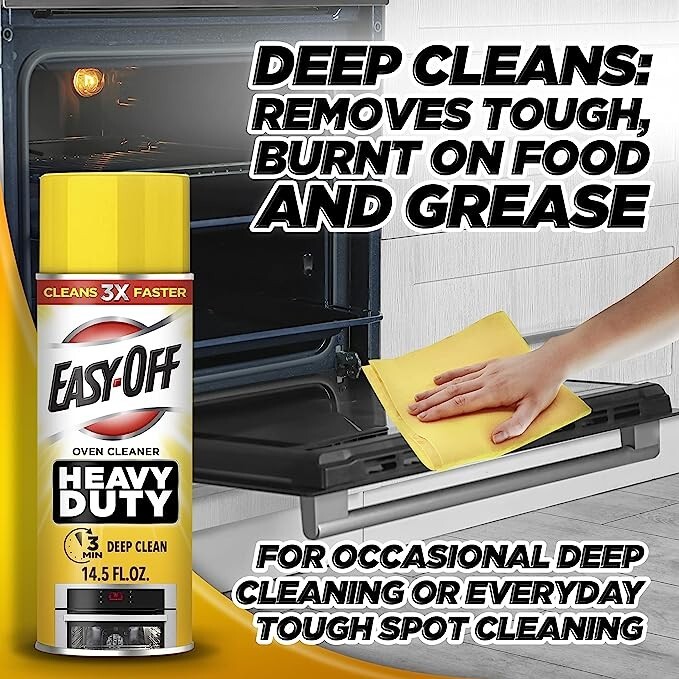 Easy-Off Heavy Duty Oven Cleaner Regular Scent 14.5 oz Can