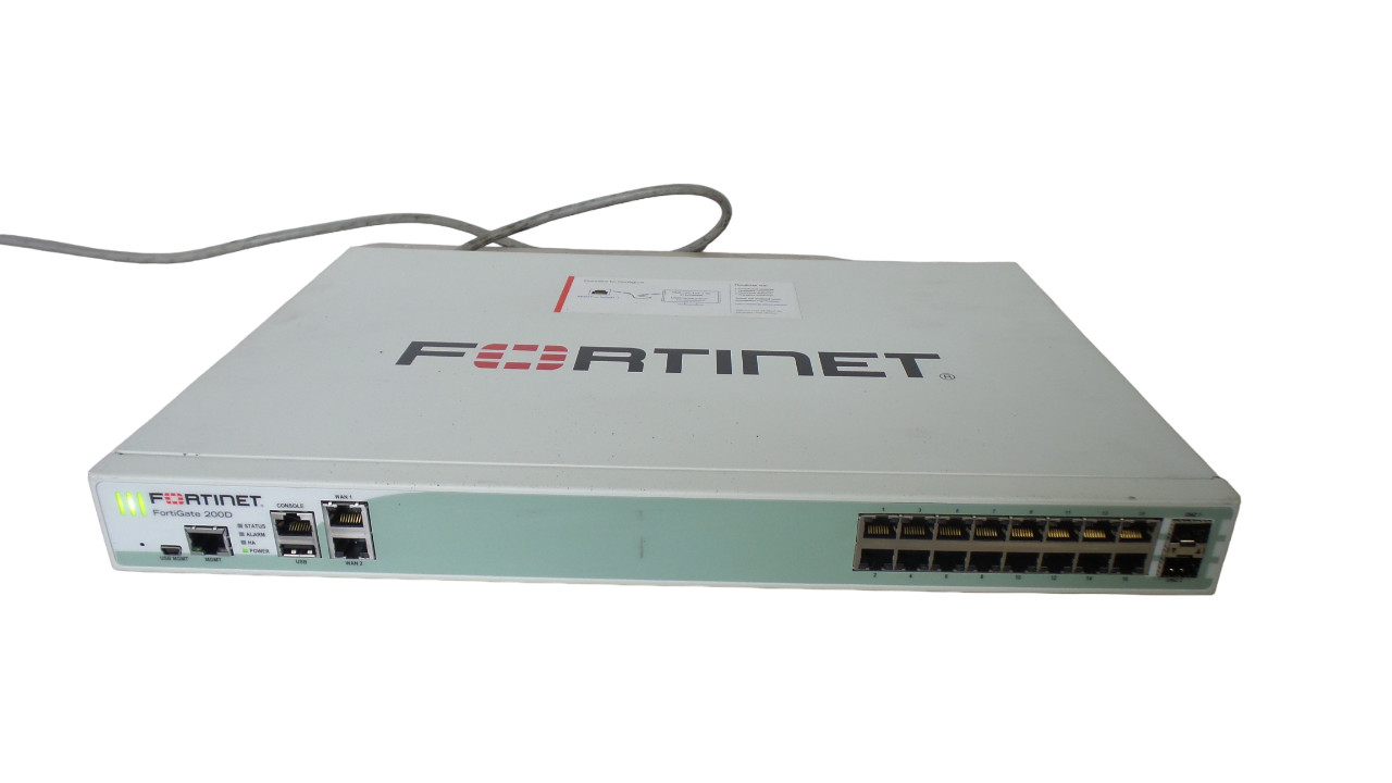 Fortinet Fortigate FG-200D 16-Port Security Appliance Firewall - Free Shipping