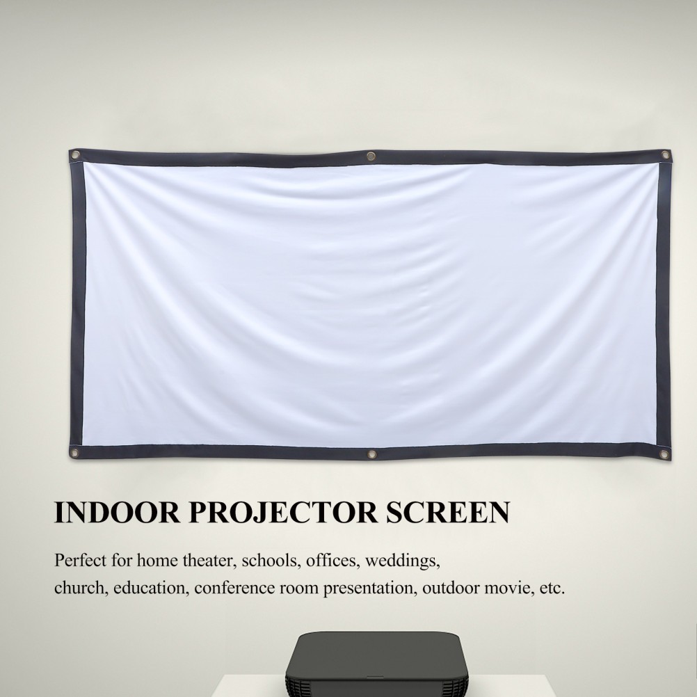 Tabletop Projector Screen with Stand Home Projection Portable Folding