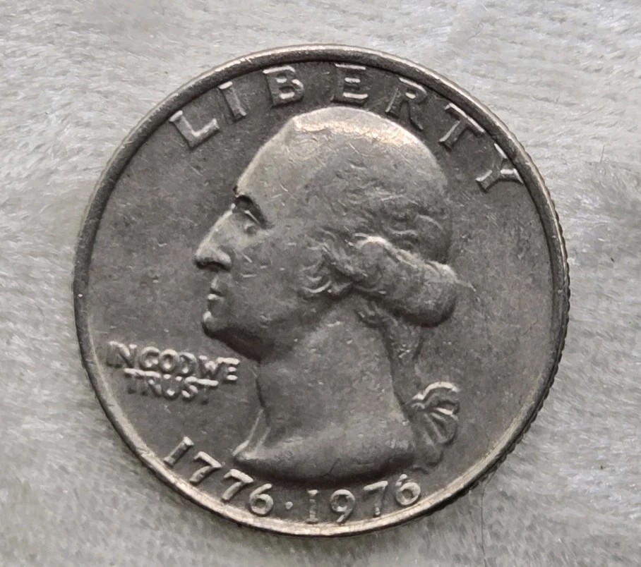 1976-P 25C Clad Washington Quarter