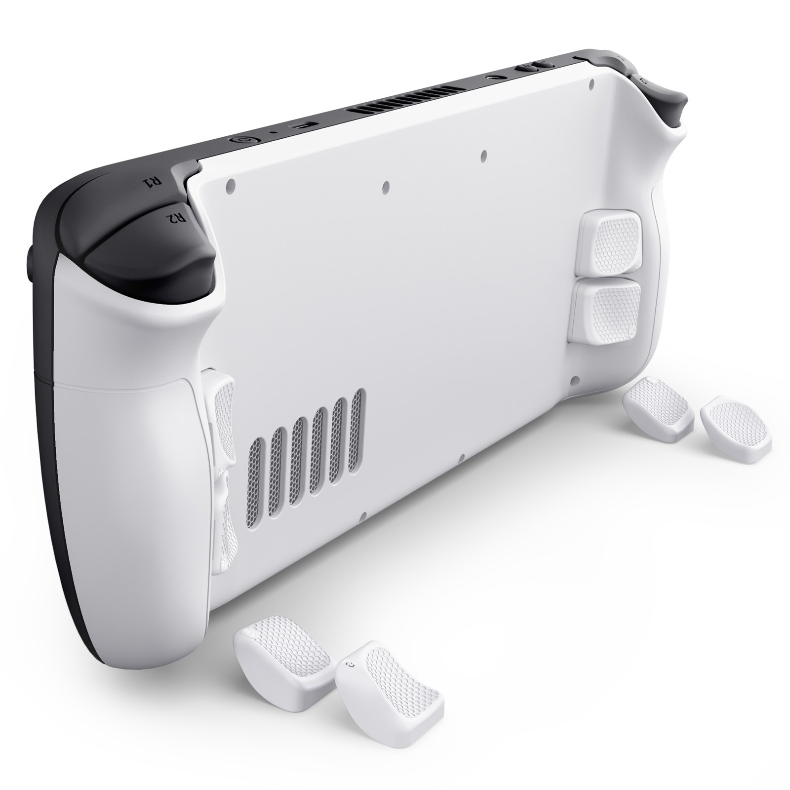eXtremeRate Interchangeable Back Buttons Bottom Shell for Steam Deck LCD & OLED