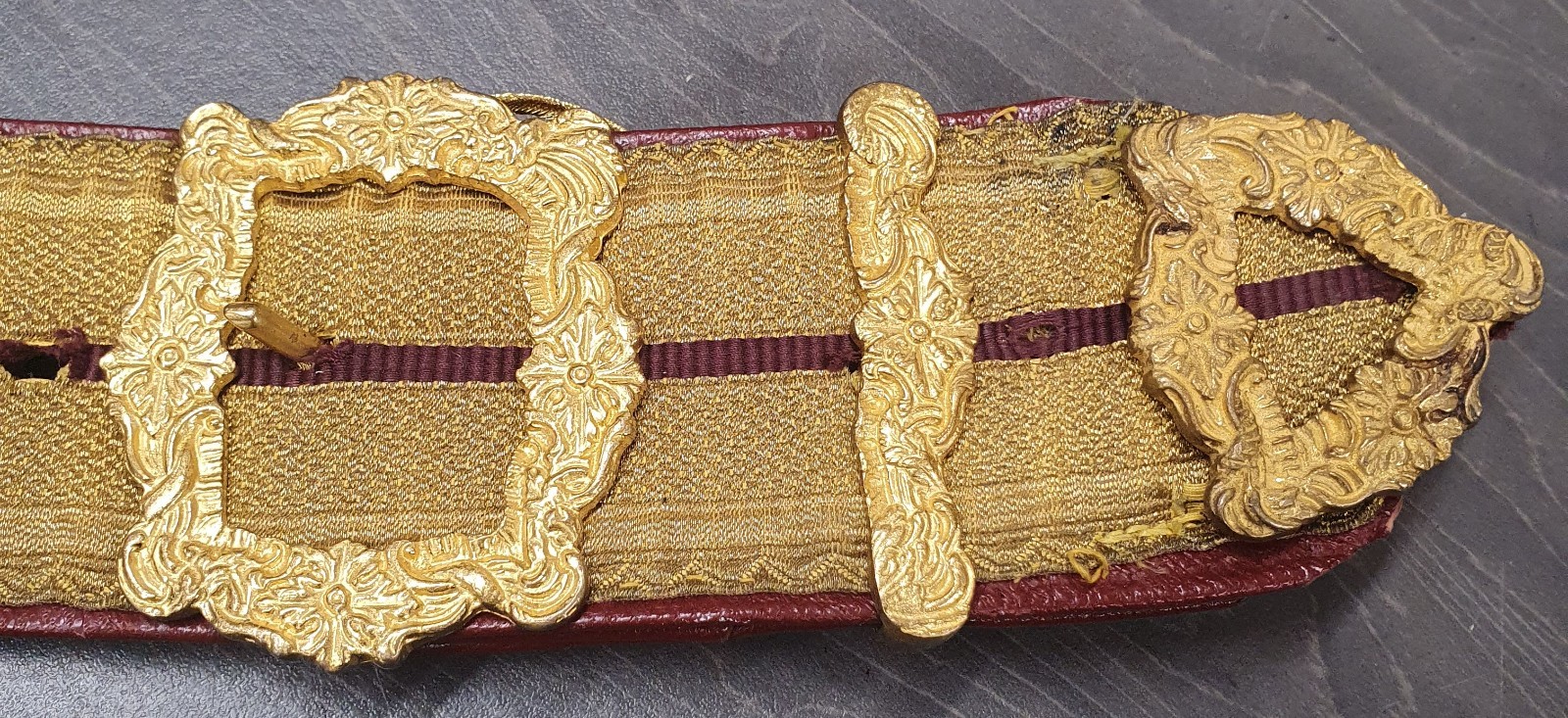 Guards Ceremonial Brass Cross Buckle Lancers Genuine British Military  (still20)