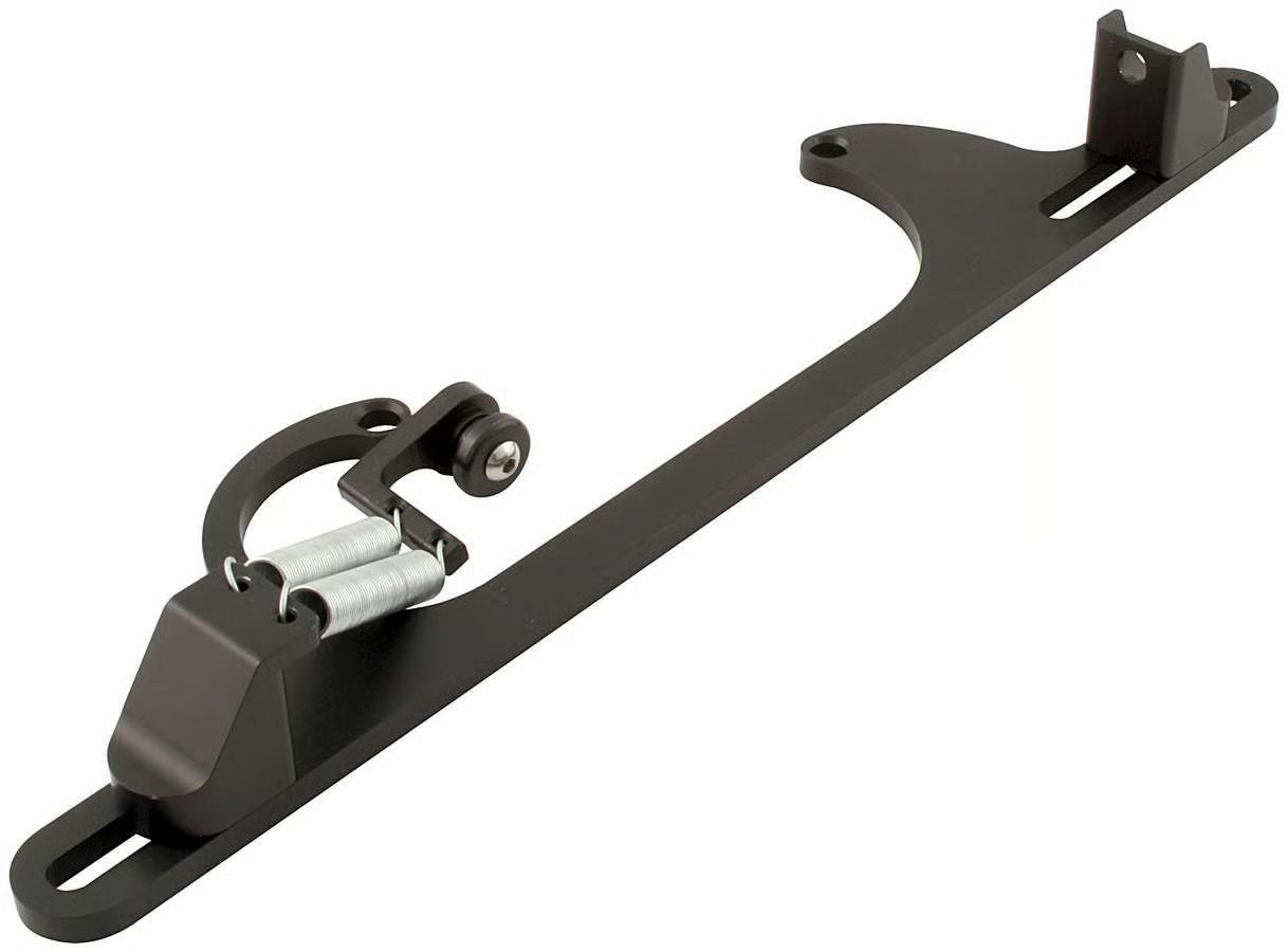 Allstar ALL54215 Throttle Cable Bracket - Carb Mount - Return Spring - Black