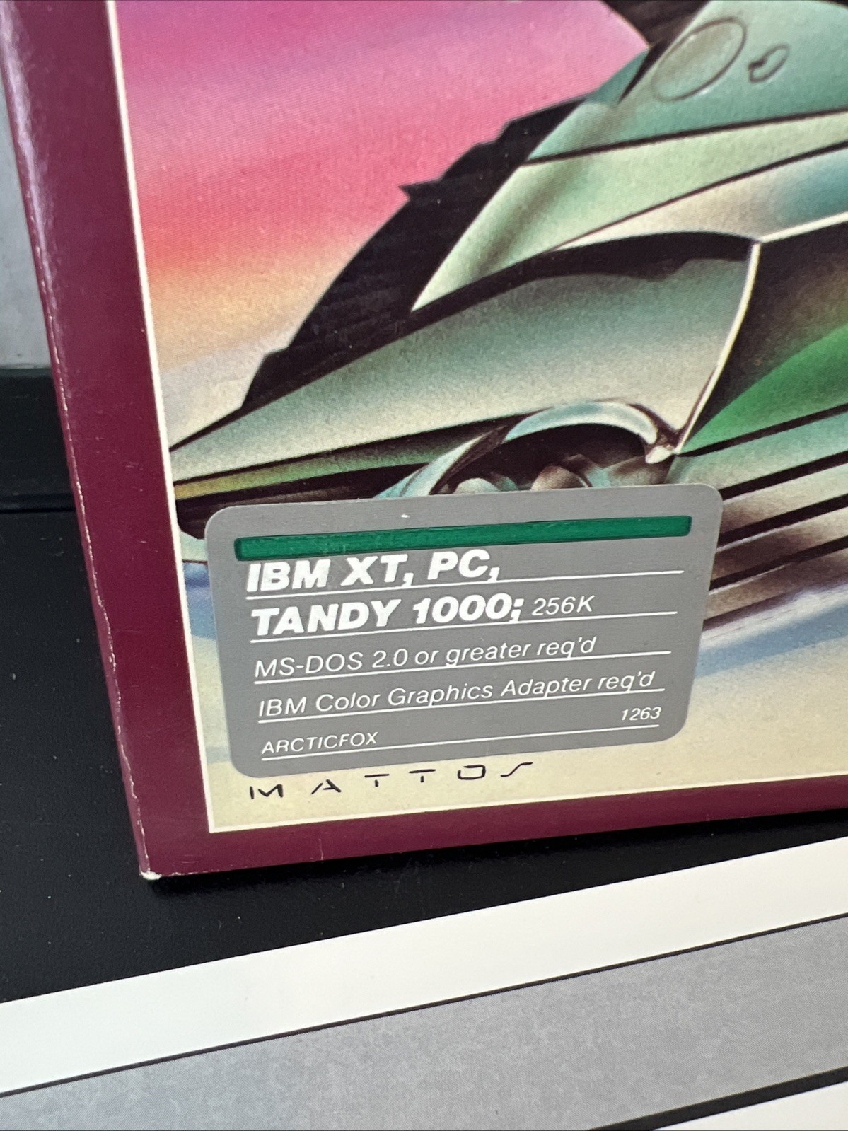 Artic Fox Computer Game Software Tested/Works IBM Tandy