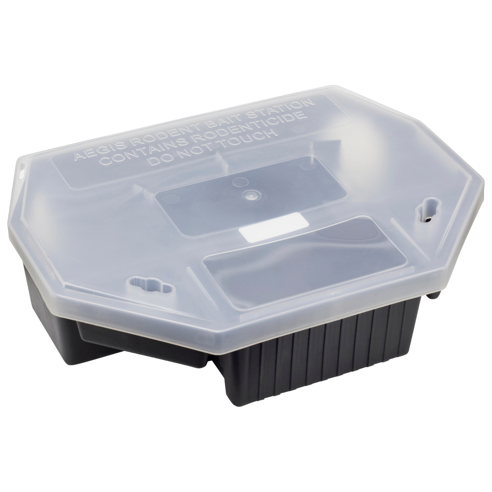 Rat Mouse Control Station with Clear Lid ( 6 Pack ) Aegis Rat Stations Rat Box