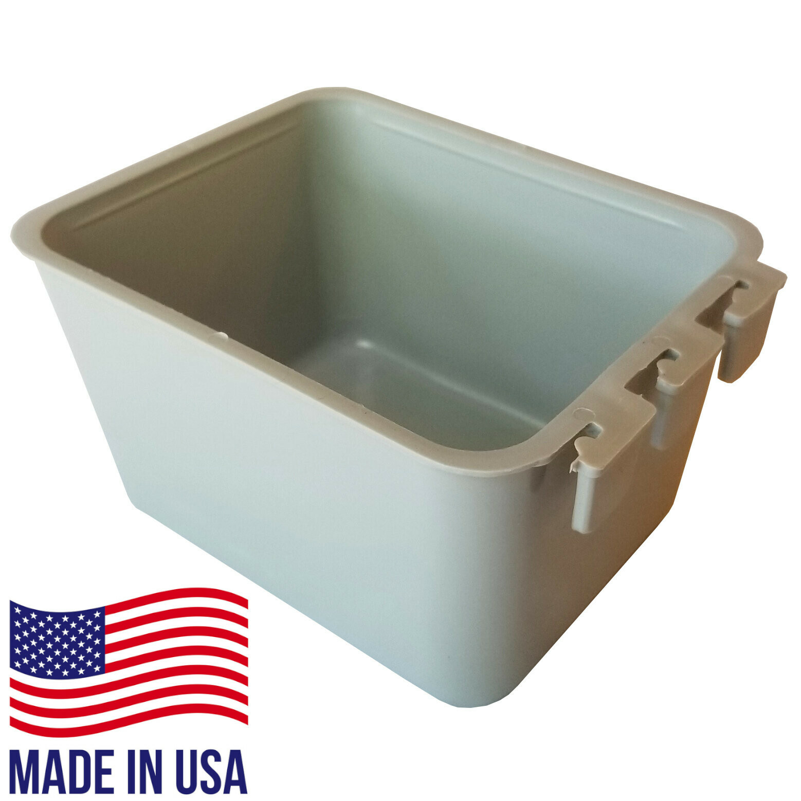 Pinnon Hatch Farms 12 Pack Gray Pint/16 Fl Oz Hanging Water and Feed Cage Cups