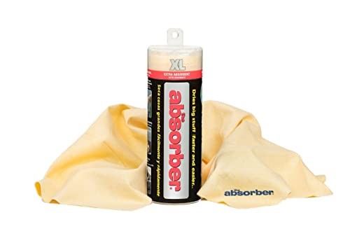 the absorber XL 29-Inch x 18-Inch (Tan) - Synthetic Premium Drying Natural