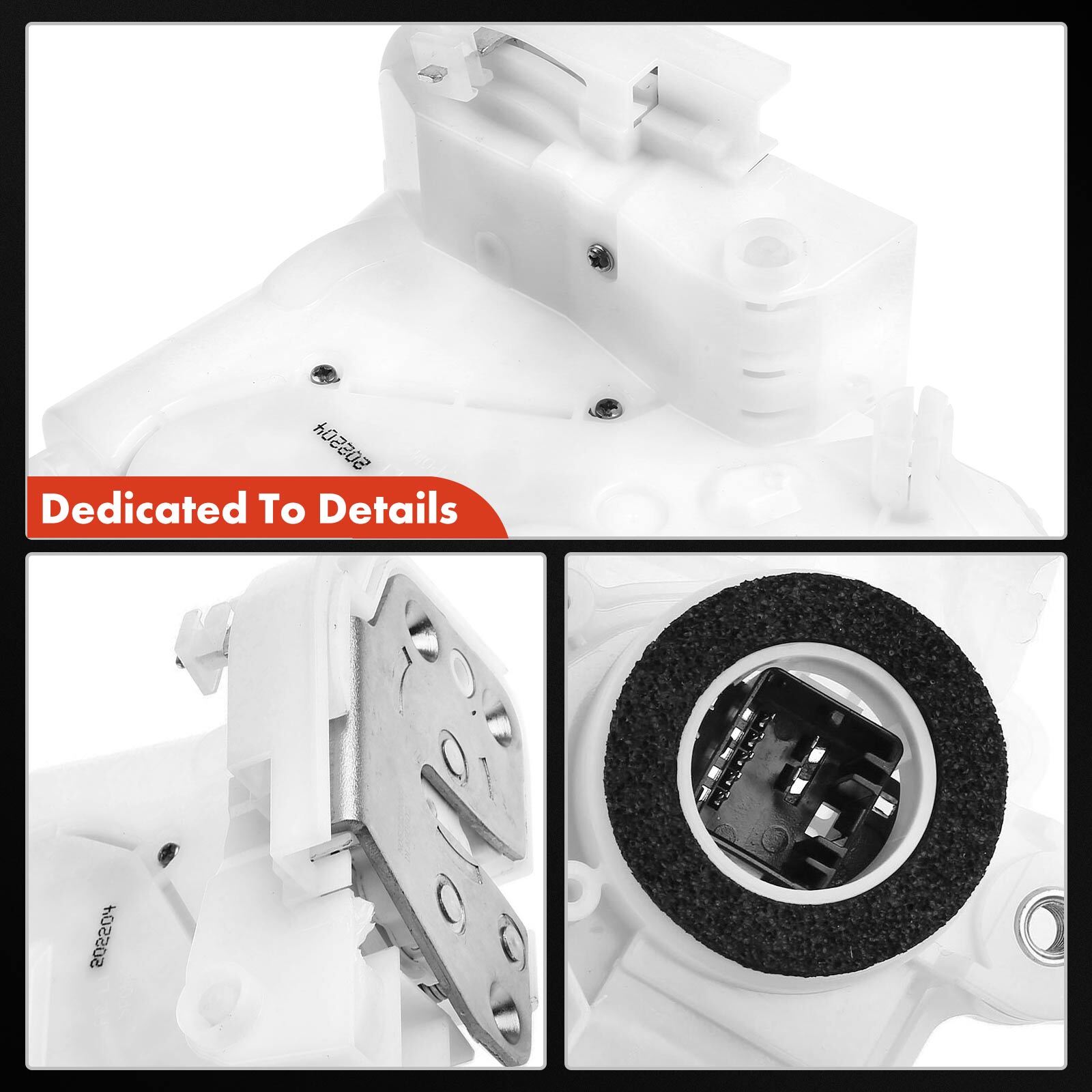 2x Front LH & RH Door Lock Actuator for Honda Fit 2009-2014 Hatchback w/ Latch