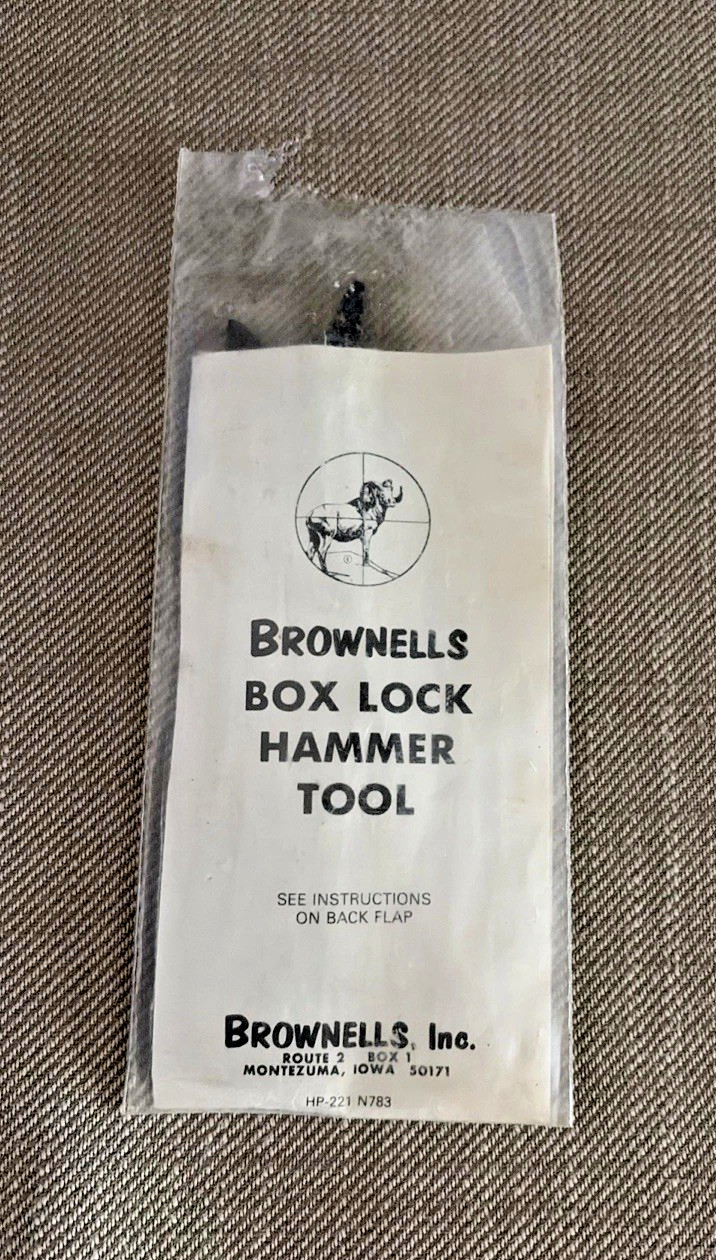 Brownells Box Lock Hammer Tool