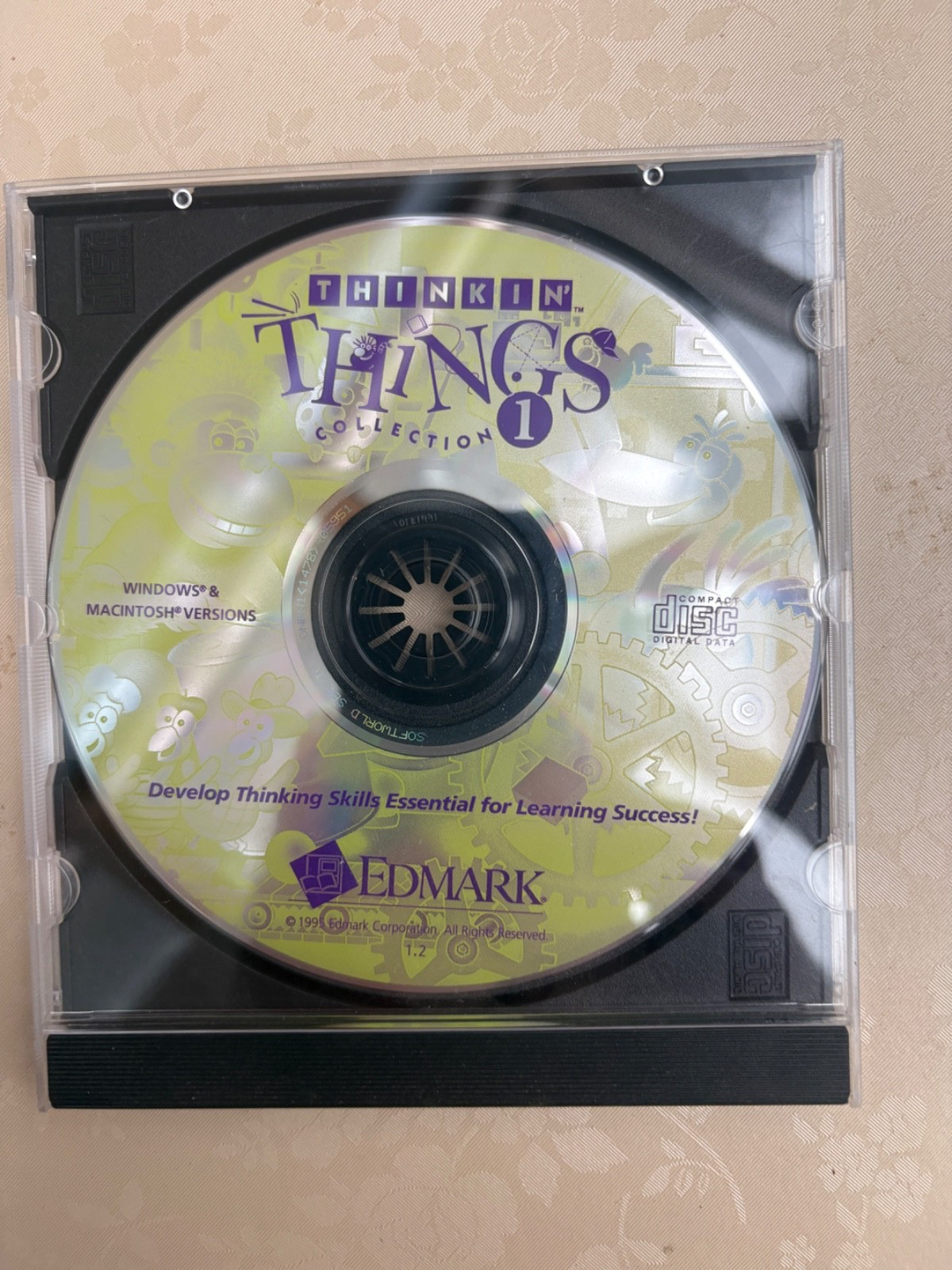 1995 EDMARK THINKIN THINGS COLLECTION WINDOWS & MACINTOSH VERSIONS 1.2 CD