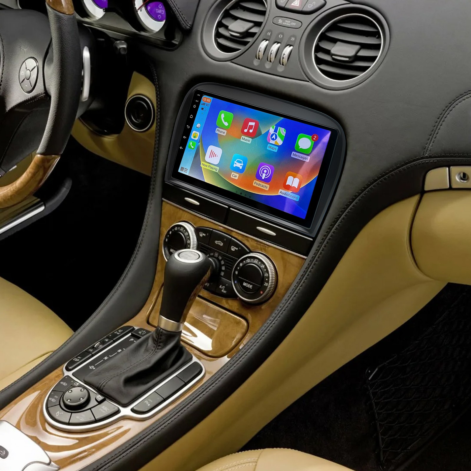 Android 13 Carplay Car Stereo Radio For Mercedes Benz SL R230 SL350 SL500 SL300