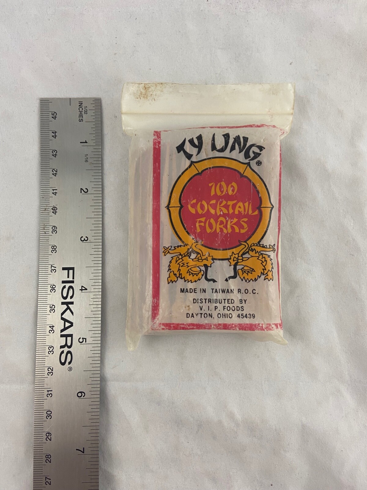 Vintage - TY UNG - Bamboo Cocktail Forks - 100 ct - Sealed - RARE