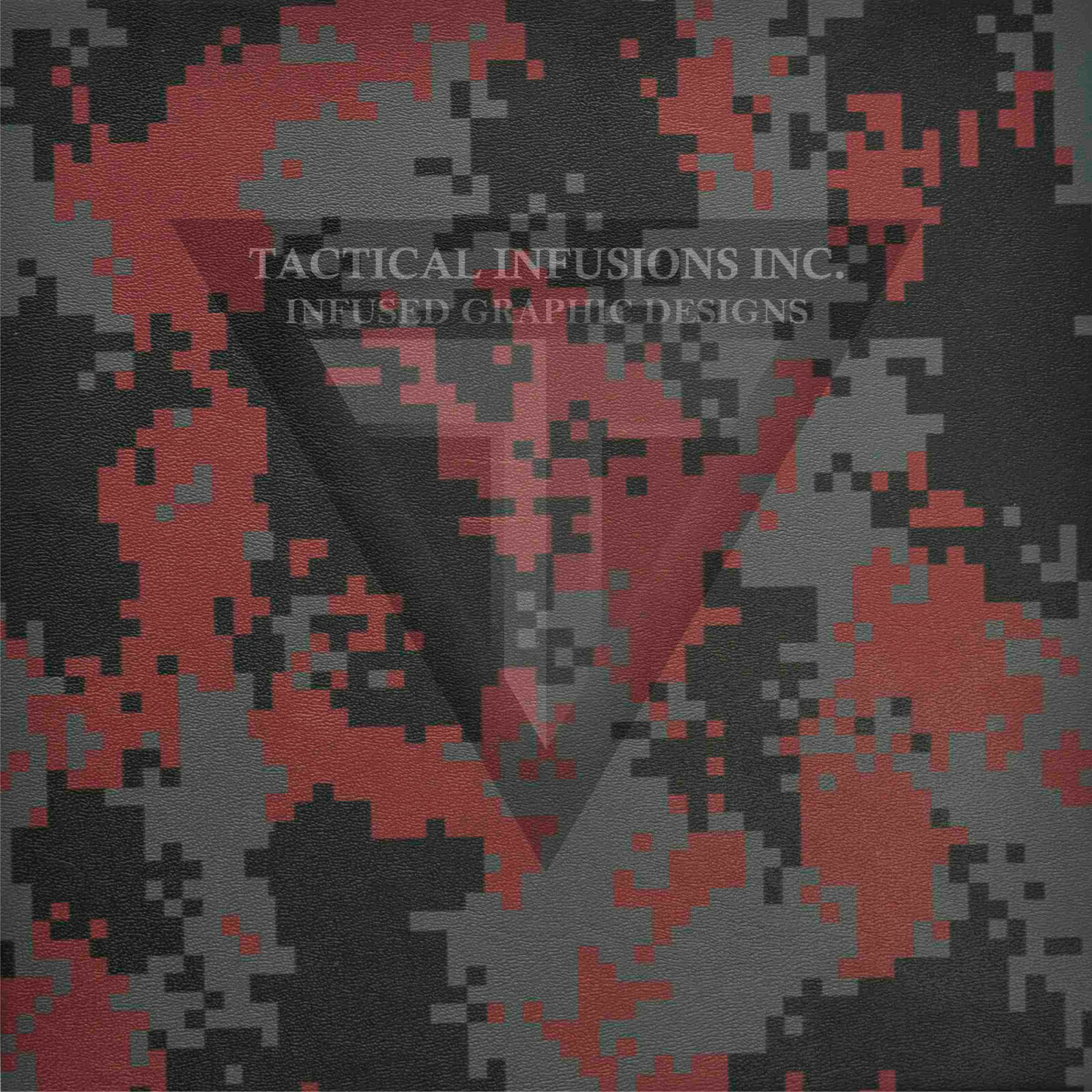 Kydex Infused Digital Matte Red Approx 11 7/8" x 7 7/8"  1 Sheet
