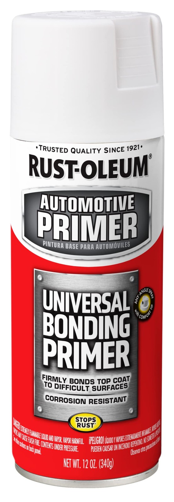 Rust Oleum Automotive Universal Bonding Primer 12 Ounce Flat White Profession...