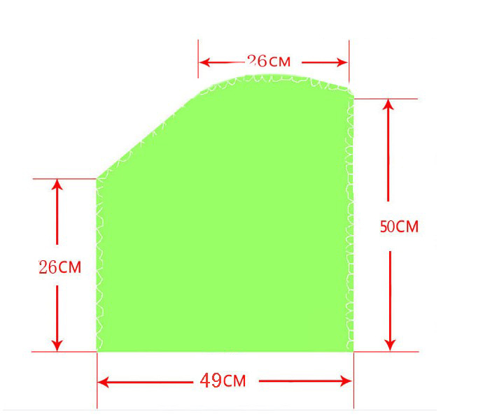 Microscope Dust Cover Plastic 500mm x 260mm x 490mm FotoHigh