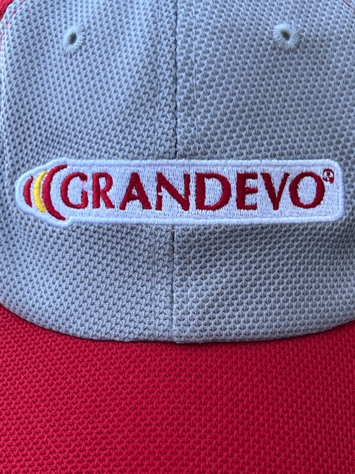 Grandevo Bioinsecticide Red Gray Marronebio.com EUC Hat Cap Strap Buckle