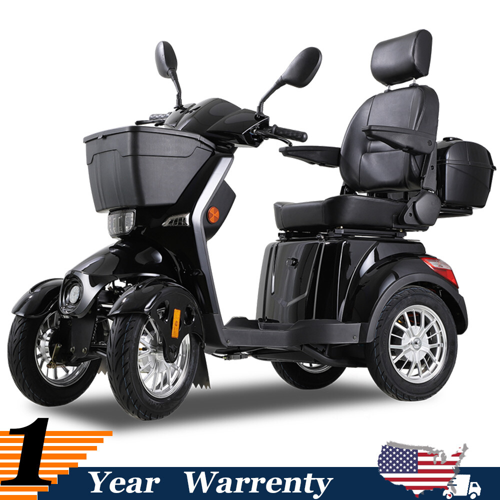 4 Wheels Travel Mobility Scooter 800W 60V 20AH Battery Motor fit Adult Senior