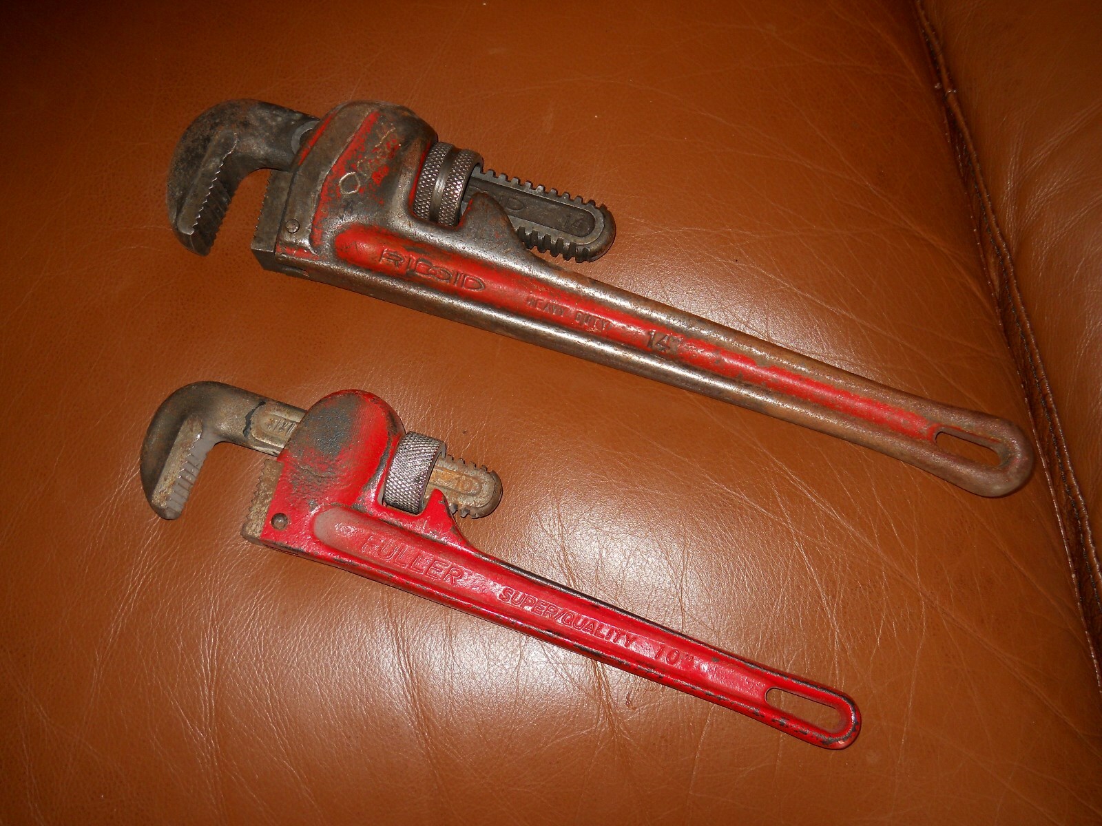 RIDGE & FULLER Monkey Wrenches #14 and # 10