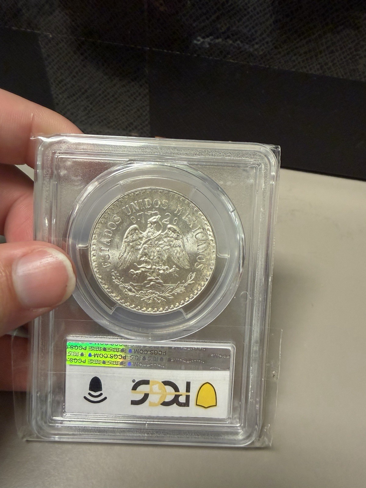 1944 Mexico Silver Peso PCGS MS 65