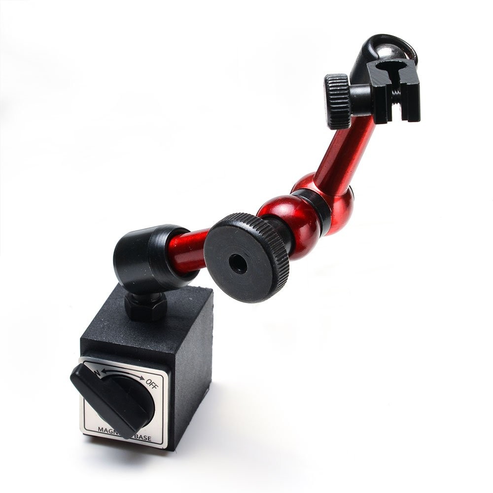 ® 3Joint Red Adjustable Magnetic Base Holder for Digital Dial Indicator