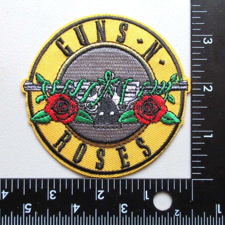 🔥GUNS N' ROSES ROCK BAND MUSIC BATTLE JACKET VEST EMBROIDERED IRON ON PATCH