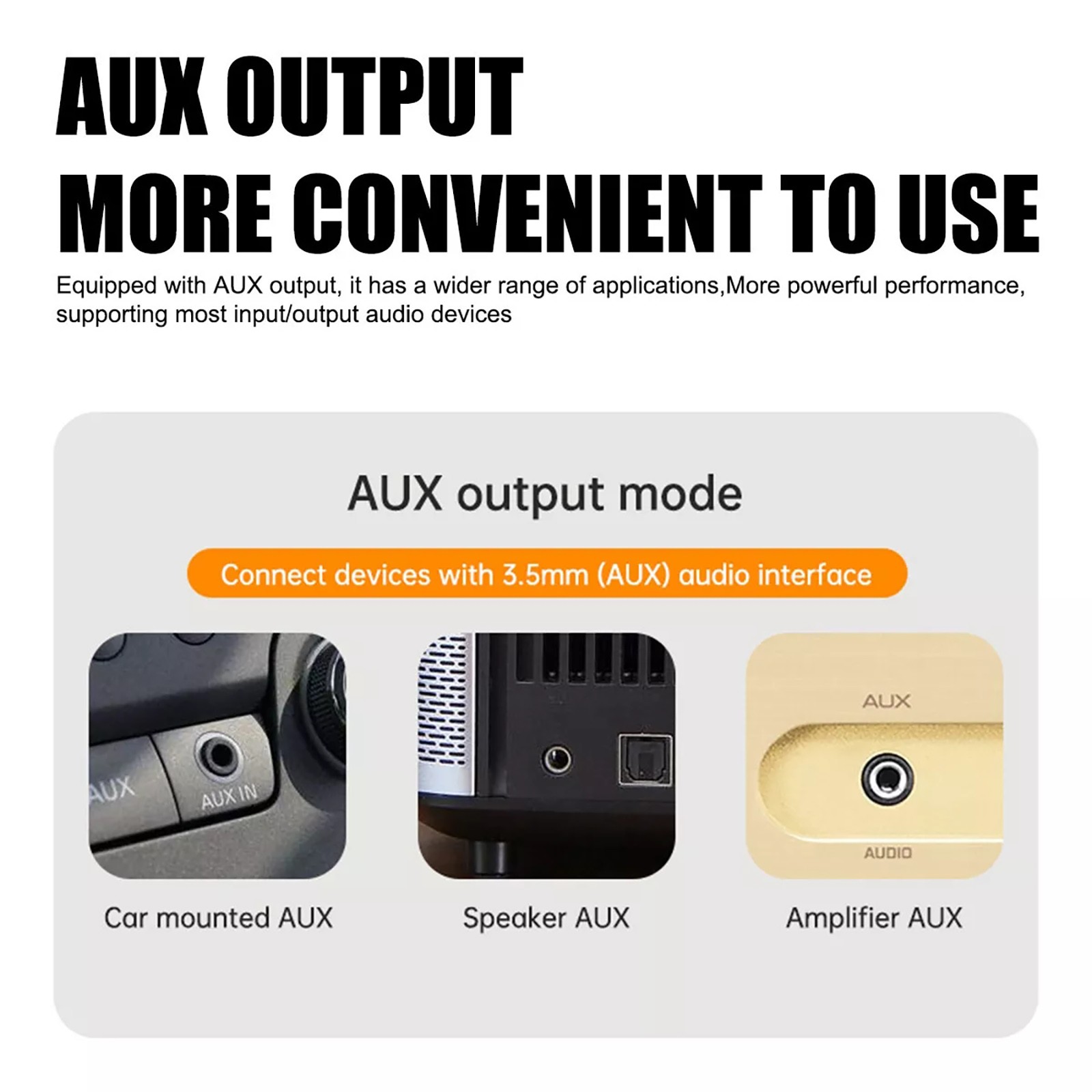 Bluetooth5.4 Transmitter Receiver 2-in-1 Wireless Audio 3.5mm Jack Aux Adapter