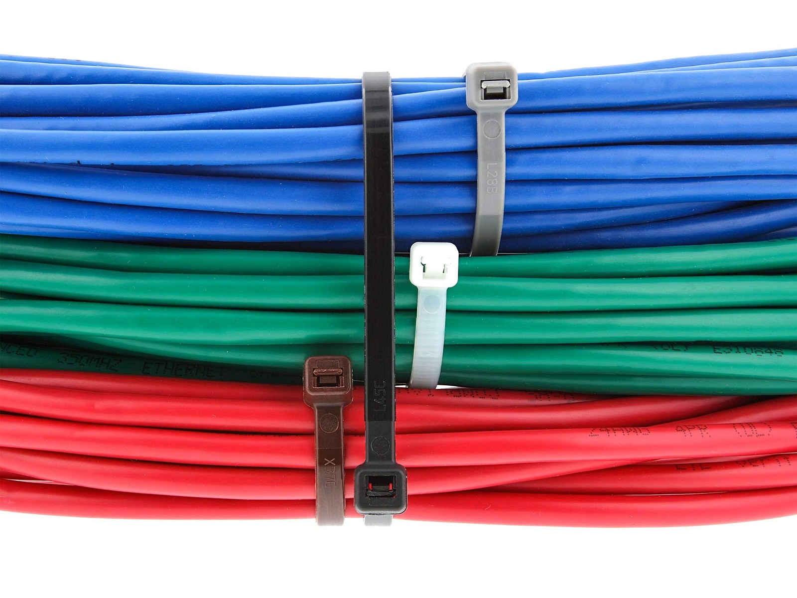 Secure 8 Inch Brown 50 lb Standard Nylon Cable Tie - 100 Pack