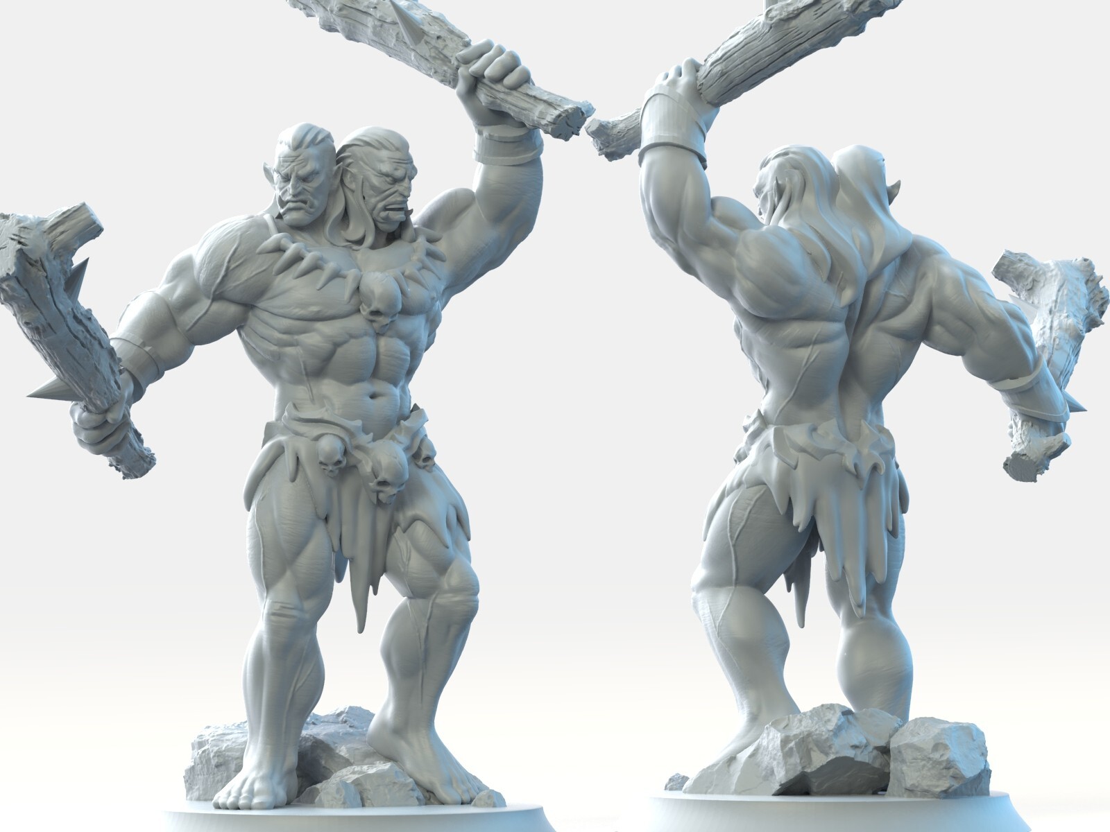 Dungeons & Dragons - HD Resin Print - Large Giant - Ettin