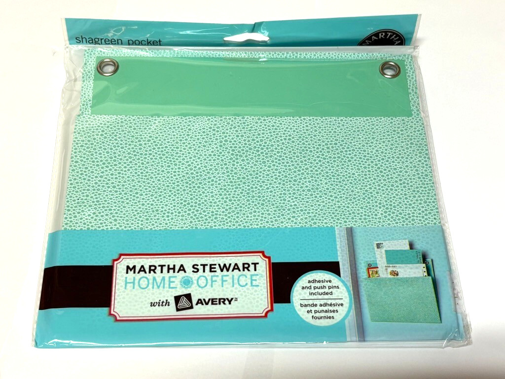 Pocket foler blue 7x 7 new, adhesive sticket on the back & holes Shagreen
