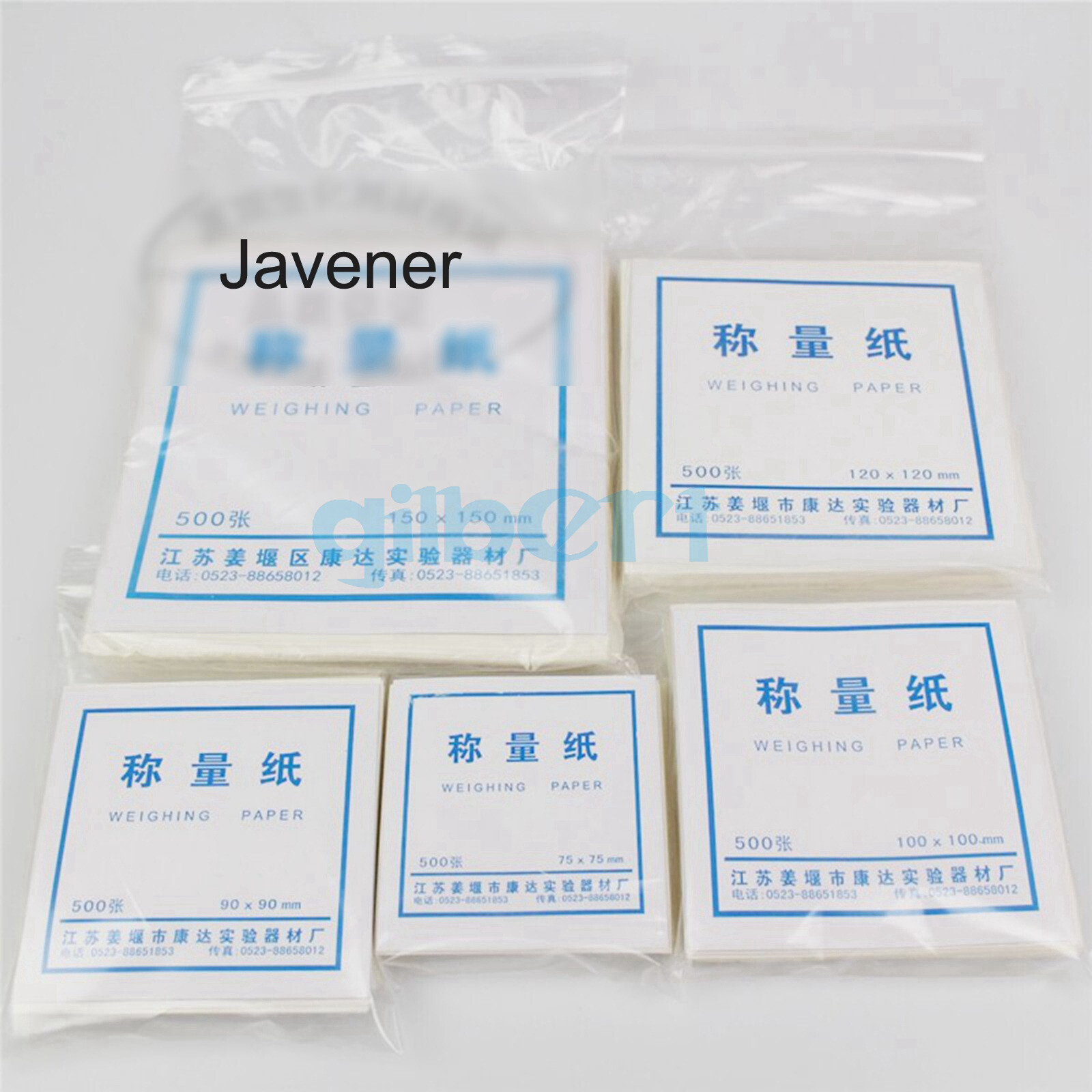Pack of 500 50-200mm Cellulose Weighing Paper Sheet Powder Parchment