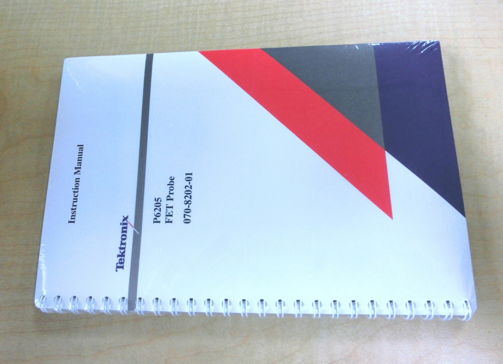 Tektronix P6205 Instruction Manual - Comb Bound - Factory Cellophane Sealed
