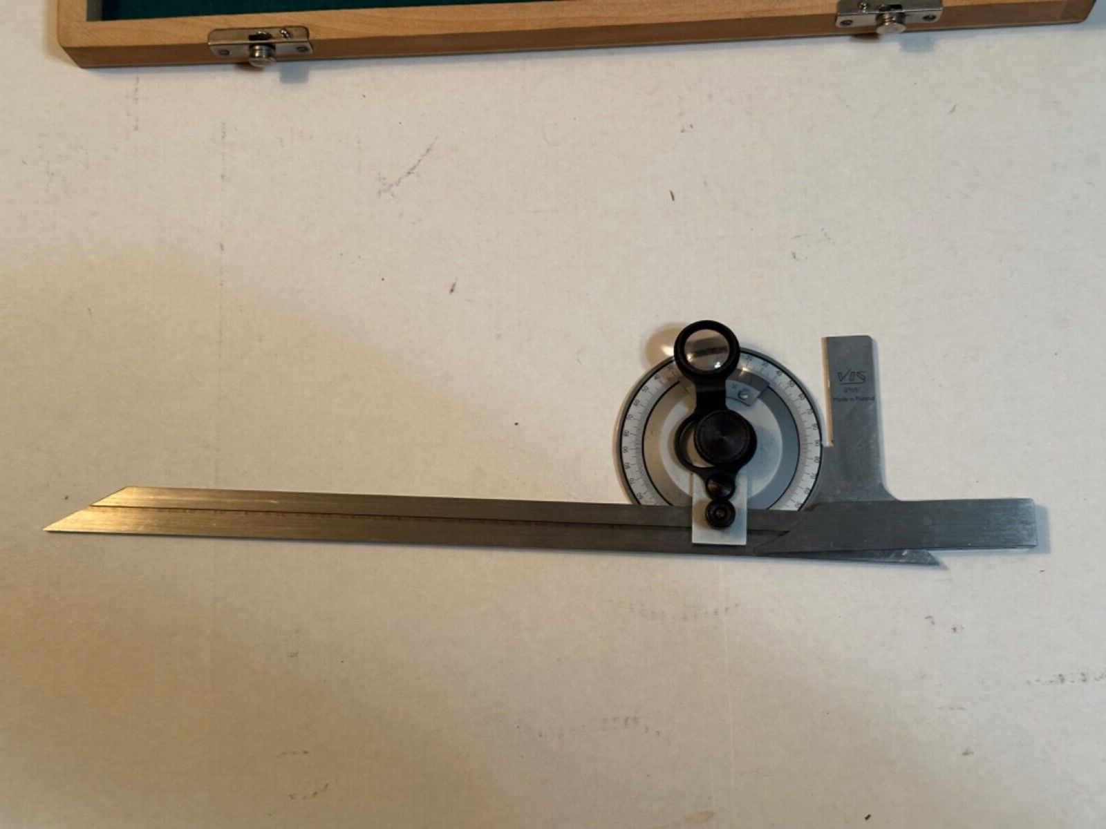 VIS POLAND MADE PROTRACTOR 6 & 12 " BEAM