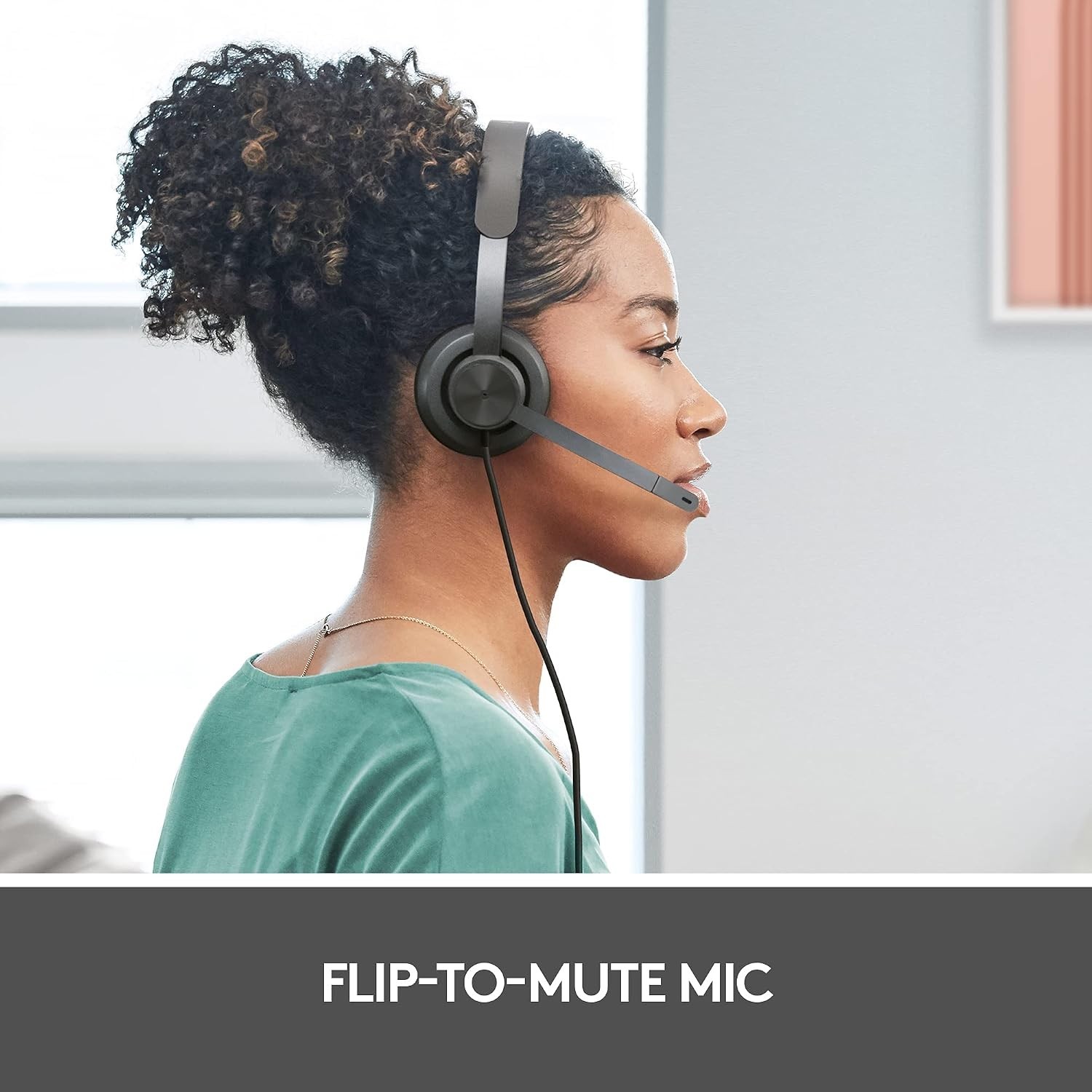 Logitech Zone Wired Noise Cancelling Headset - Graphite | MS Teams Certified