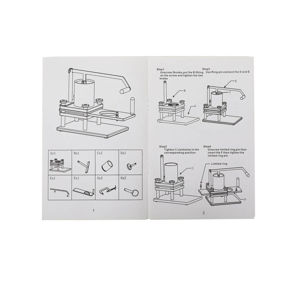 Commercial Burger Patty Maker Manual Beef Patty Maker PE Meat Forming Processor