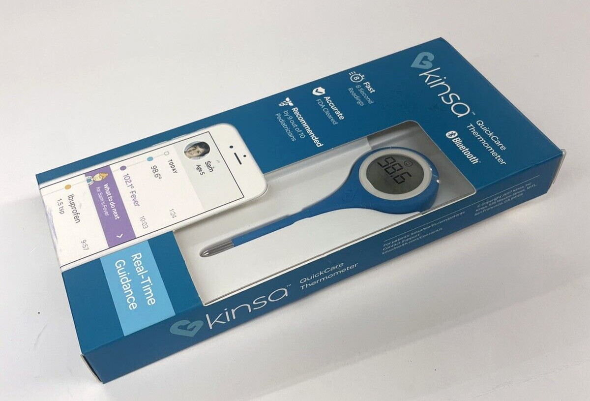 Kinsa Quick Care Bluetooth Smart Thermometer NIB