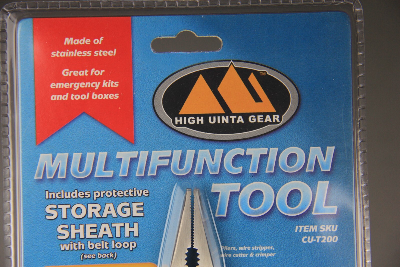 High Uinta Gear 13 Functions in One Multifunction Tool w/ Storage Sheath