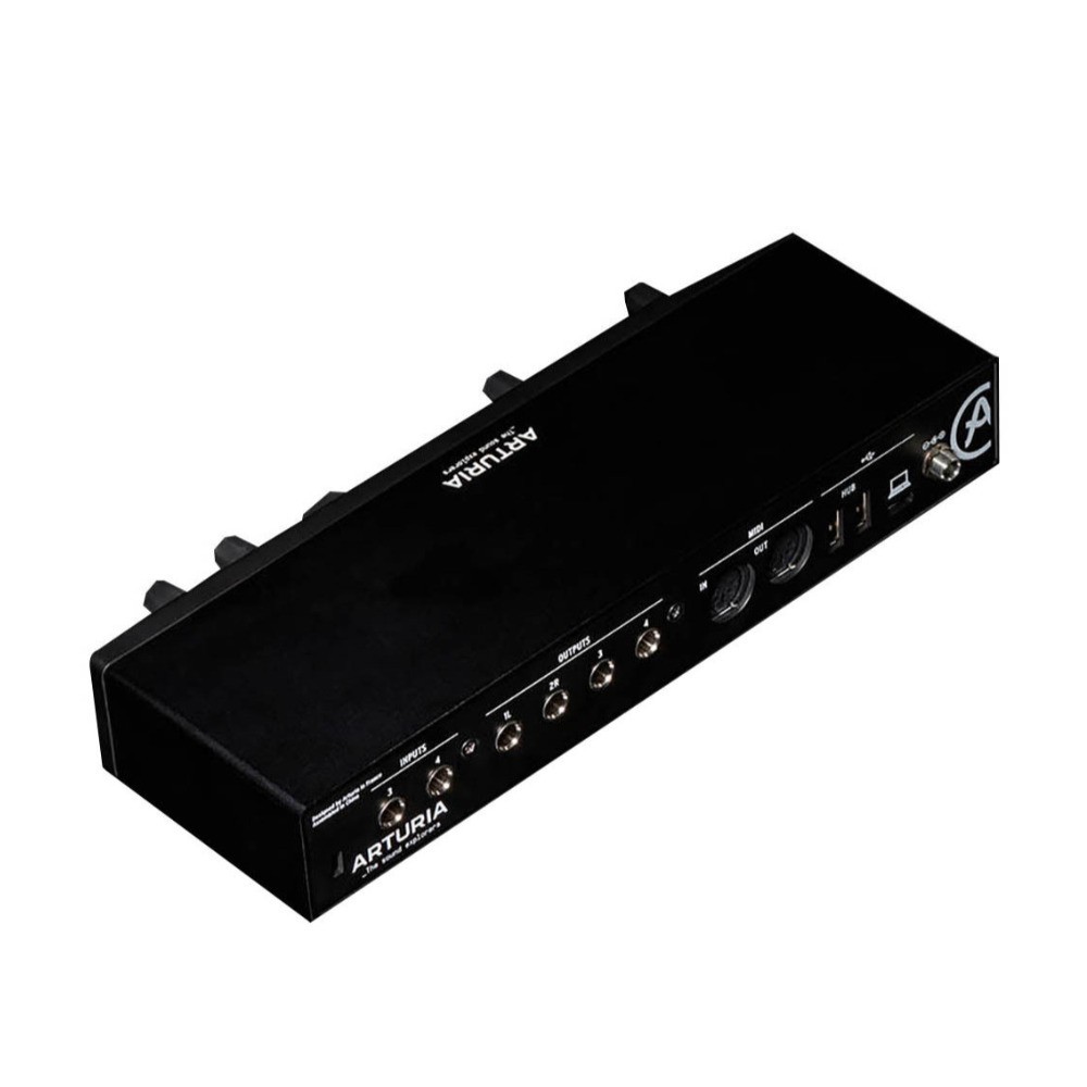 Arturia MiniFuse 4 USB Type-C 4 x 4 Audio Interface Black for Home Studio