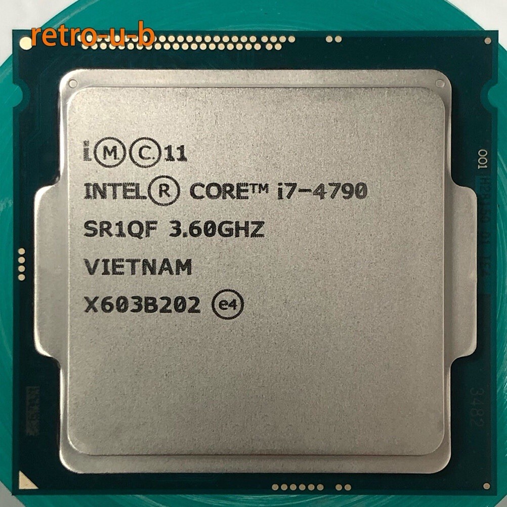 Intel Core I7-4790 4th Gen SR1QF 3.60GHz 4-Core 8-Thread Processor LGA1150 CPU