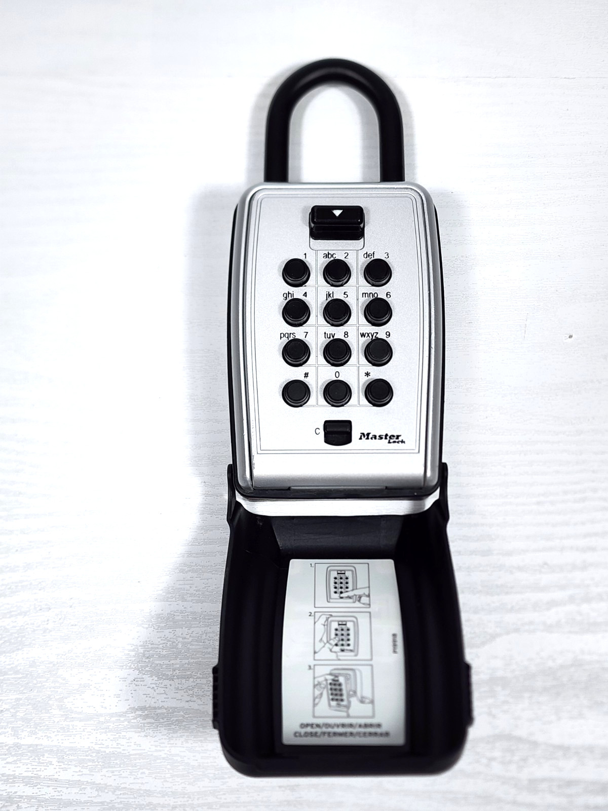 Master Lock - Lock Box Push Button Combination P19918-Instructions included