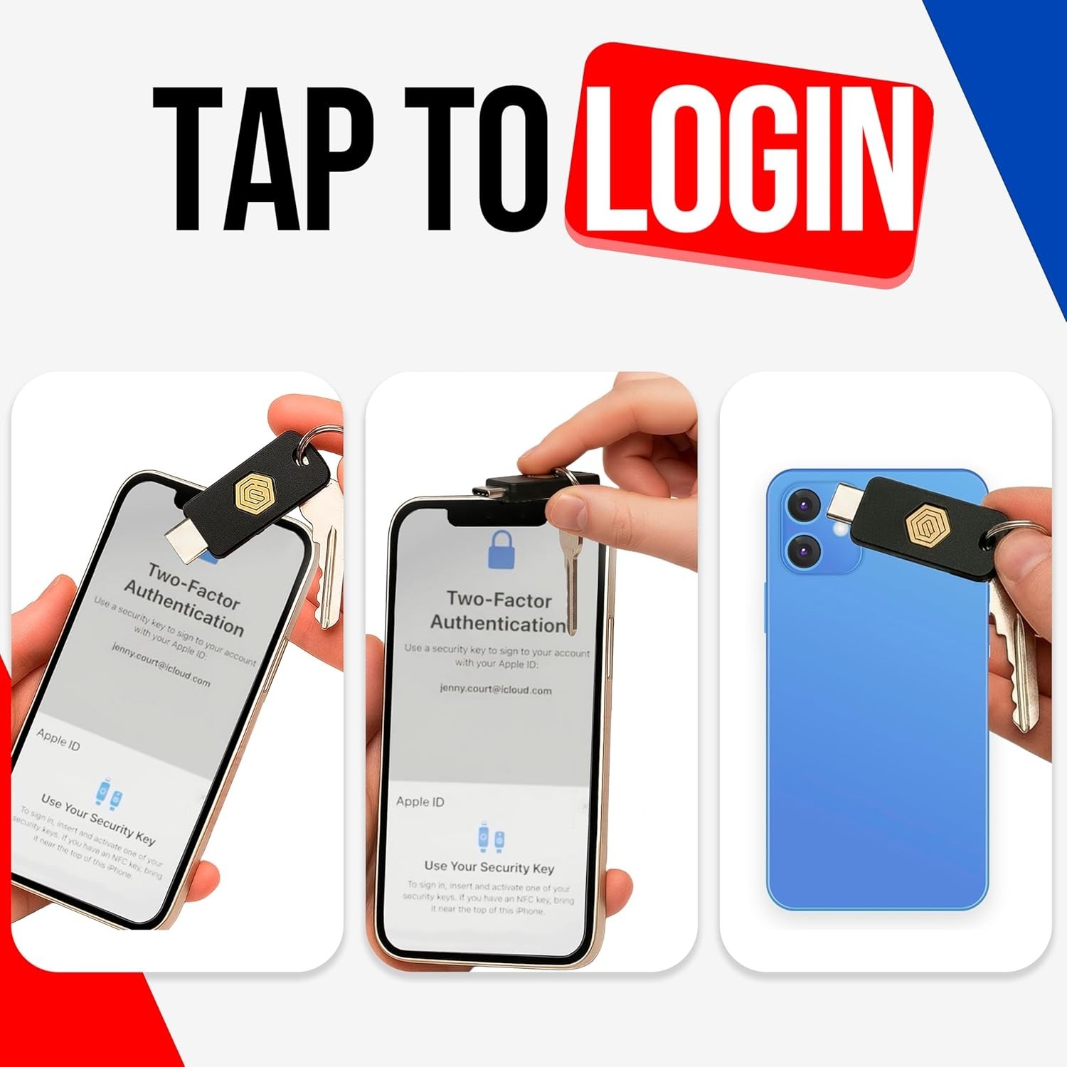 GoTrust Idem Key C, NFC and FIDO2 L2 Certified Security Key, USB-C, Multi-Pro...