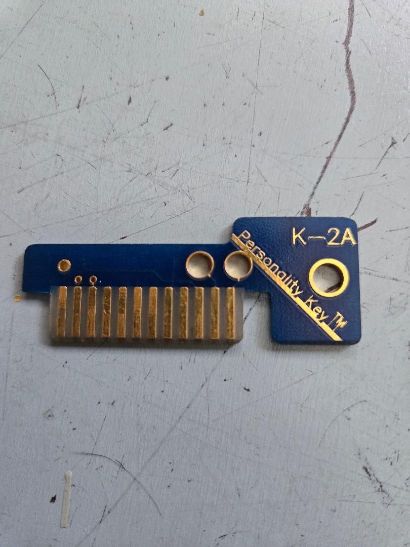 Snap-on diagnostic personality keys