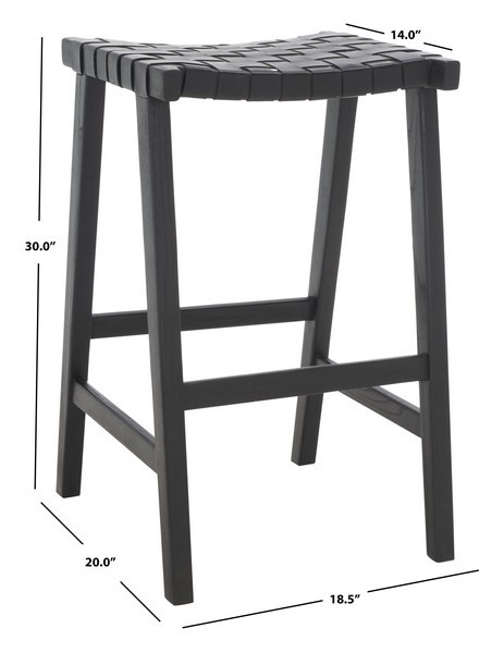 Safavieh ABREU RECTANGLE BARSTOOL, Reduced Price 2172782621 BST1012G