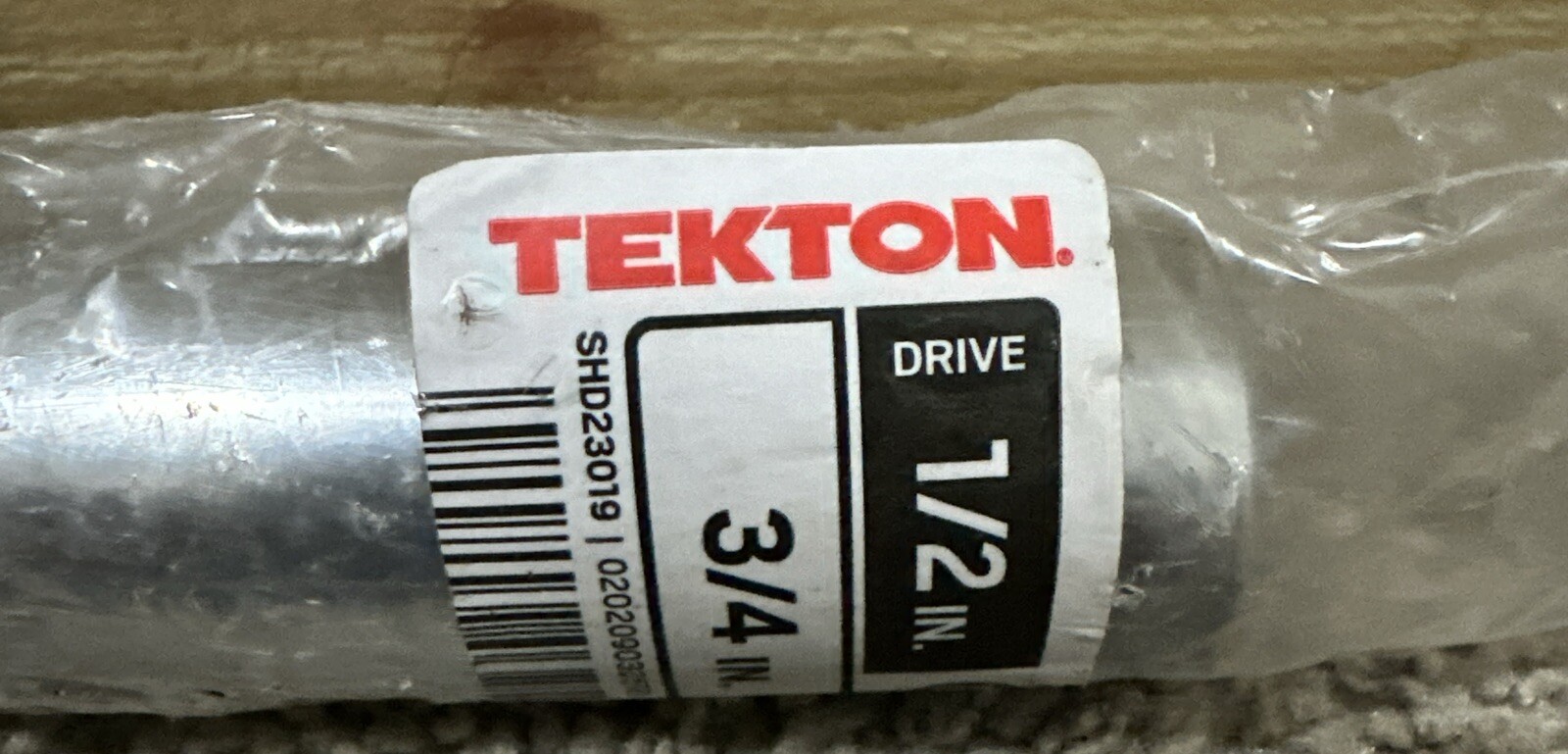 TEKTON 1/2 Inch Drive x 3/4 Deep 6-Point Socket | in., 6-point