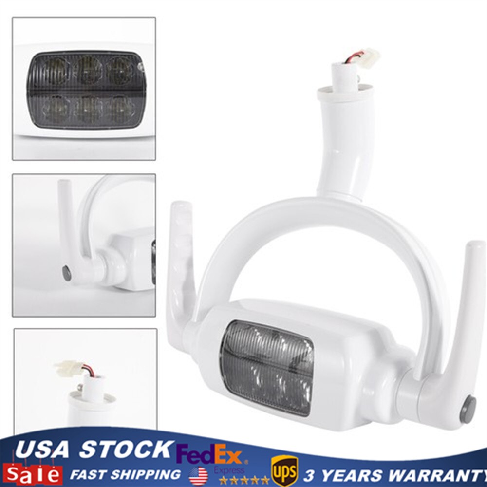6-LED Dental Oral Light Operating Lamp Induction For Dental Unit Chair Tool NEW