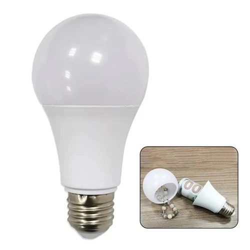Hidden Compartment Fake Light Bulb Secret Stash Safe Container Storage