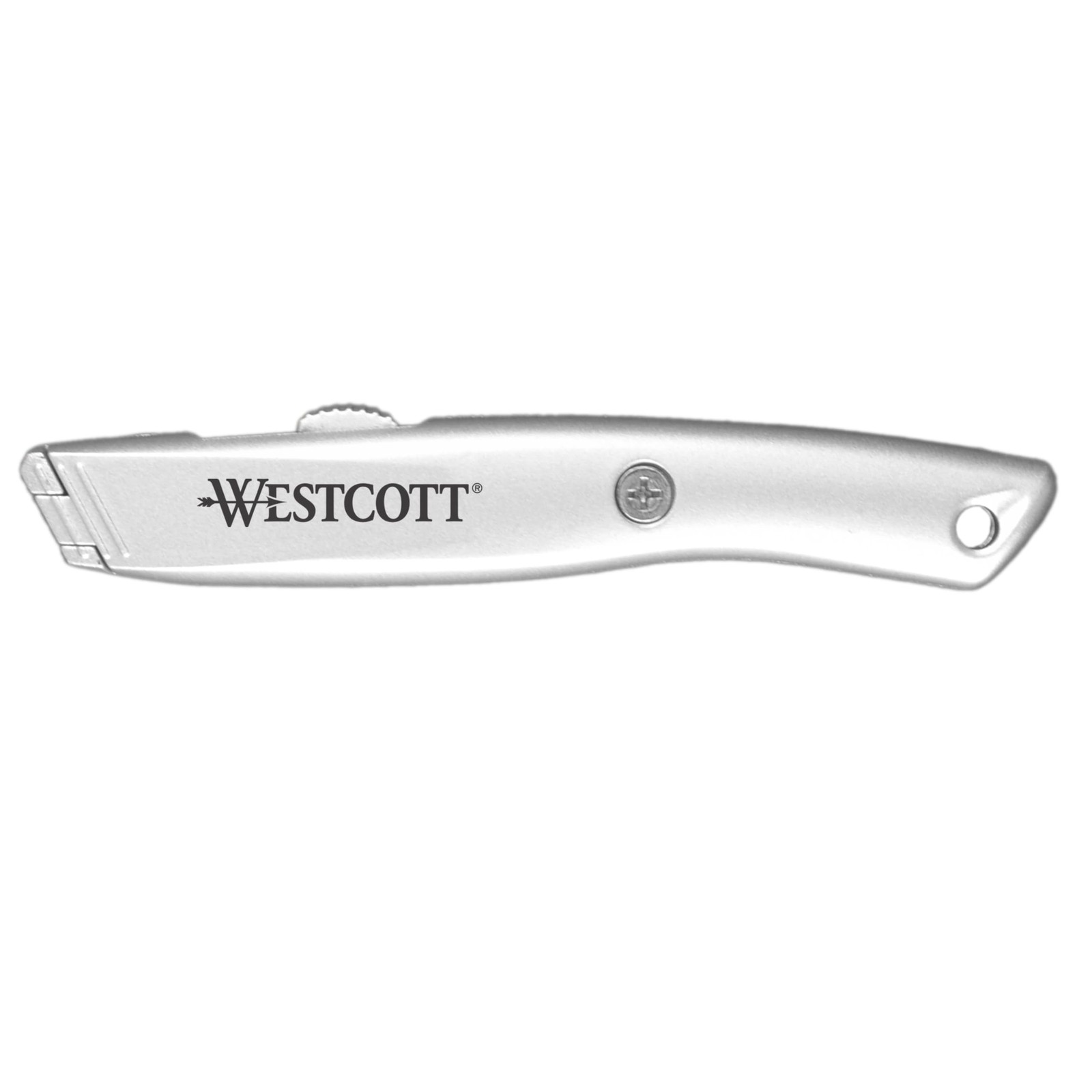 Aluminum Safety Cutter with Ceramic Blade 1-Pack, Silver