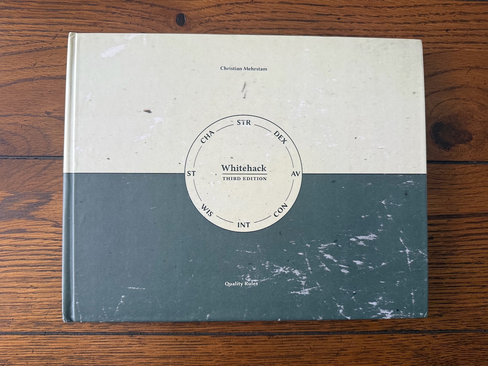 Whitehack RPG - 3rd Edition - Christian Mehrstam-  RARE Hardcover