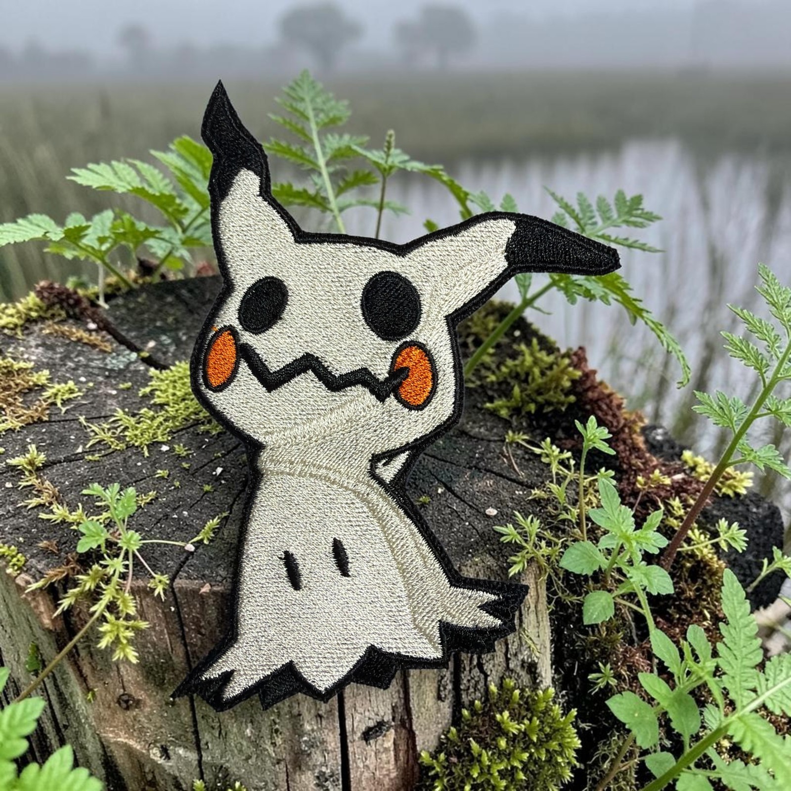Mimikyu Pokemon Embroidery Patch 4.77" x 4.21"