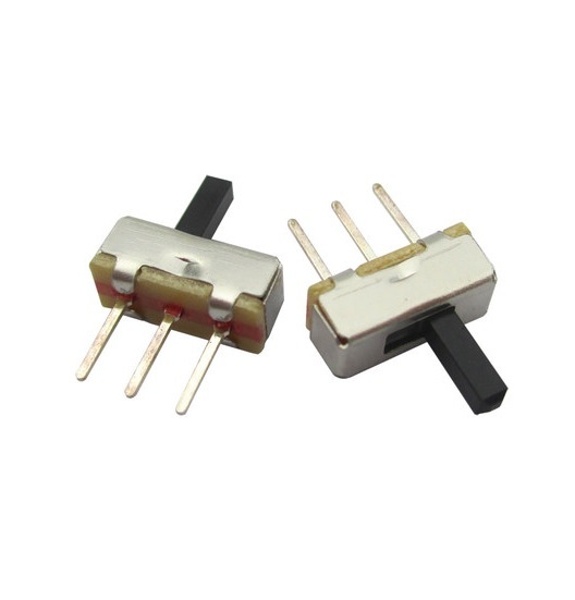 50pcs SS12D00G4 SPDT 1P2T 2 Position 3 Pin PCB Panel Vertical Slide Switch